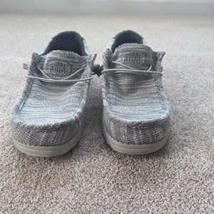 Men's Hey Dude Wally Stretch Blend - Platinum Mix